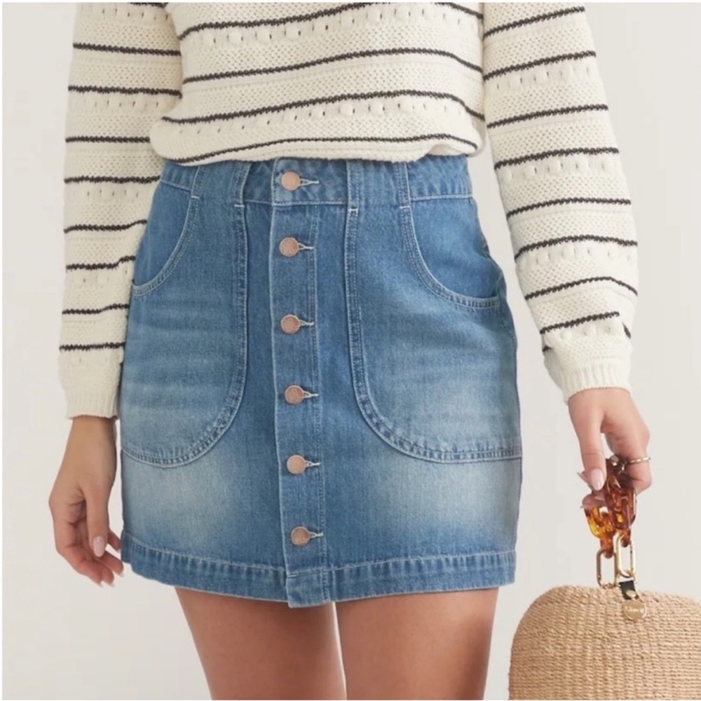 NWT Marine layer denim skirt
